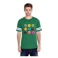thumbnail image 1 of MmF - Mens Football Fine Jersey T-shirts, up to Size 3XL - Love Food Donuts Doughnuts, 1 of 5