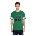 thumbnail image 1 of MmF - Mens Football Fine Jersey T-shirts, up to Size 3XL - Meow Cute Cat Kitty, 1 of 5