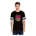 thumbnail image 1 of MmF - Mens Football Fine Jersey T-shirts, up to Size 3XL - Pretty in Pink Dangerous in Camo, 1 of 5