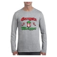 thumbnail image 1 of MmF - Mens Long Sleeve T-Shirts - Christmas Gangsta Wrapper, 1 of 5