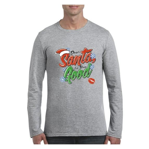 MmF - Mens Long Sleeve T-Shirts - DEAR SANTA I'VE BEEN GOOD