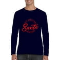 thumbnail image 1 of MmF - Mens Long Sleeve T-Shirts - ELF CERTIFIED SANTA APPROVED XMAS, 1 of 5