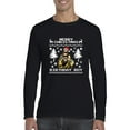 thumbnail image 1 of MmF - Mens Long Sleeve T-Shirts - MERRY XMAS FROM JESUS, 1 of 5