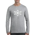 thumbnail image 1 of MmF - Mens Long Sleeve T-Shirts - Snowflake Christmas New Year, 1 of 5