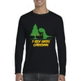 thumbnail image 1 of MmF - Mens Long Sleeve T-Shirts - XMAS DINOSAUR, 1 of 5
