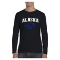 thumbnail image 1 of MmF - Mens Long Sleeve T-Shirts, up to Size 5XL - Alaska Flag, 1 of 4