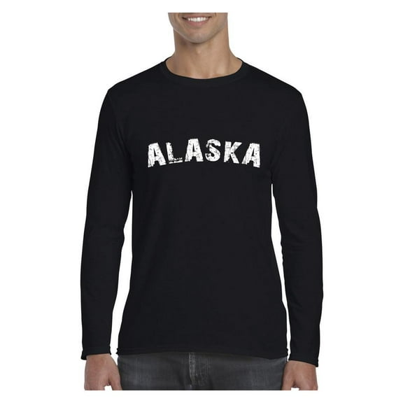 MmF - Mens Long Sleeve T-Shirts, up to Size 5XL - Alaska