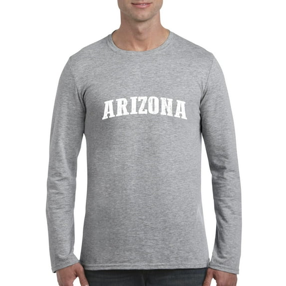 MmF - Mens Long Sleeve T-Shirts, up to Size 5XL - Arizona