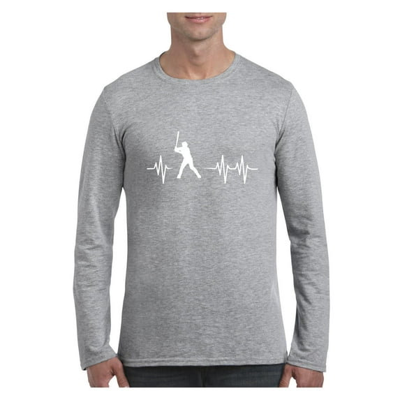 MmF - Mens Long Sleeve T-Shirts, up to Size 5XL - Baseball