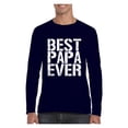 thumbnail image 1 of MmF - Mens Long Sleeve T-Shirts, up to Size 5XL - Best Papa, 1 of 4