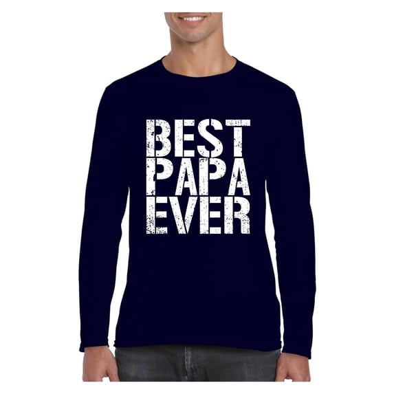 MmF - Mens Long Sleeve T-Shirts, up to Size 5XL - Best Papa