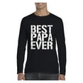 thumbnail image 1 of MmF - Mens Long Sleeve T-Shirts, up to Size 5XL - Best Papa, 1 of 4