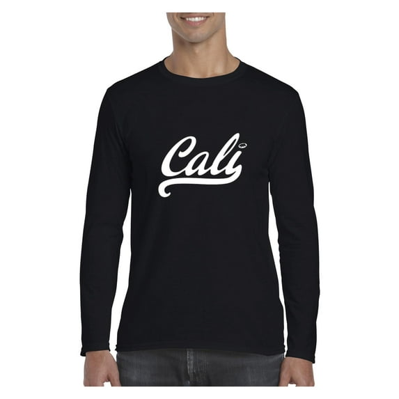 MmF - Mens Long Sleeve T-Shirts, up to Size 5XL - California Cali