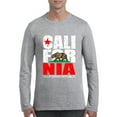 thumbnail image 1 of MmF - Mens Long Sleeve T-Shirts, up to Size 5XL - California Cali, 1 of 4