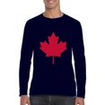 thumbnail image 1 of MmF - Mens Long Sleeve T-Shirts, up to Size 5XL - Canada Leaf, 1 of 5