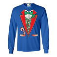 thumbnail image 1 of MmF - Mens Long Sleeve T-Shirts, up to Size 5XL - Christmas Tuxedo, 1 of 5