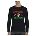 thumbnail image 1 of MmF - Mens Long Sleeve T-Shirts, up to Size 5XL - Christmas Wrapper, 1 of 4