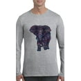 thumbnail image 1 of MmF - Mens Long Sleeve T-Shirts, up to Size 5XL - Elephant, 1 of 4