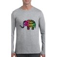 thumbnail image 1 of MmF - Mens Long Sleeve T-Shirts, up to Size 5XL - Elephant, 1 of 4