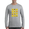 thumbnail image 1 of MmF - Mens Long Sleeve T-Shirts, up to Size 5XL - Emoji Group, 1 of 4