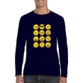 thumbnail image 1 of MmF - Mens Long Sleeve T-Shirts, up to Size 5XL - Emoji Group, 1 of 4
