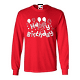 thumbnail image 1 of MmF - Mens Long Sleeve T-Shirts, up to Size 5XL - Happy Birthday, 1 of 4