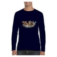 thumbnail image 1 of MmF - Mens Long Sleeve T-Shirts, up to Size 5XL - Horses Herd, 1 of 4