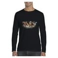 thumbnail image 1 of MmF - Mens Long Sleeve T-Shirts, up to Size 5XL - Horses Herd, 1 of 4