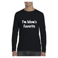 thumbnail image 1 of MmF - Mens Long Sleeve T-Shirts, up to Size 5XL - I'm Mom's Favorite, 1 of 4