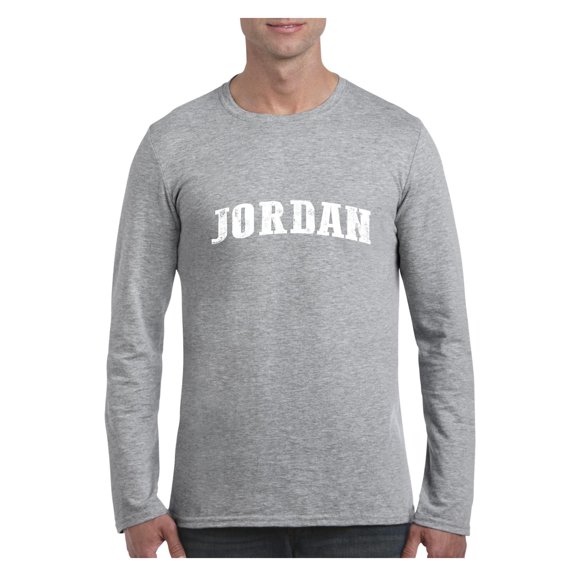 MmF - Mens Long Sleeve T-Shirts, up to Size 5XL - Jordan Amman