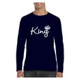thumbnail image 1 of MmF - Mens Long Sleeve T-Shirts, up to Size 5XL - King Crown, 1 of 4