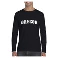thumbnail image 1 of MmF - Mens Long Sleeve T-Shirts, up to Size 5XL - Oregon, 1 of 4