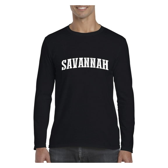 MmF - Mens Long Sleeve T-Shirts, up to Size 5XL - Savannah