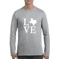 thumbnail image 1 of MmF - Mens Long Sleeve T-Shirts, up to Size 5XL - Texas Flag, 1 of 4