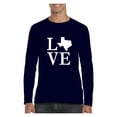 thumbnail image 1 of MmF - Mens Long Sleeve T-Shirts, up to Size 5XL - Texas Flag, 1 of 4