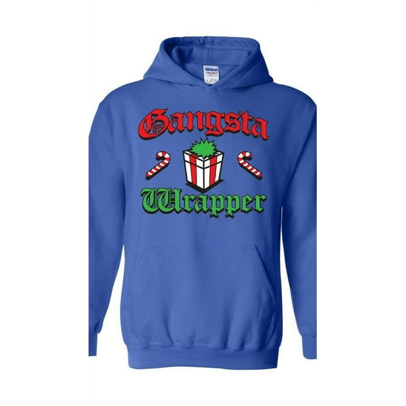 MmF - Mens Plus Sweatshirts and Hoodies - Christmas Gangsta Wrapper