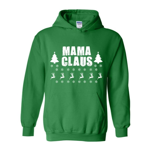 MmF - Mens Plus Sweatshirts and Hoodies - Christmas Mama Claus