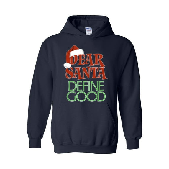 Mens Plus Sweatshirts and Hoodies - Dear Santa