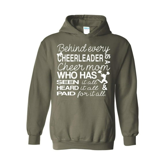 MmF - Mens Plus Sweatshirts and Hoodies, up to Size 5XL - Cheer Mom Cheerleader