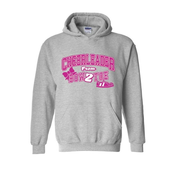 MmF - Mens Plus Sweatshirts and Hoodies, up to Size 5XL - Cheerleader Bow 2 Toe