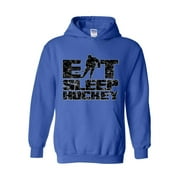 MmF - Mens Plus Sweatshirts and Hoodies, up to Size 5XL - Eat Sleep Hockey