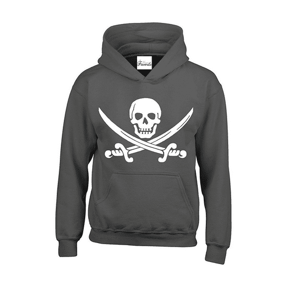 MmF - Mens Plus Sweatshirts and Hoodies, up to Size 5XL - Pirate Flag