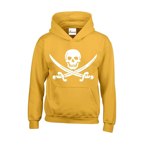 MmF - Mens Plus Sweatshirts and Hoodies, up to Size 5XL - Pirate Flag