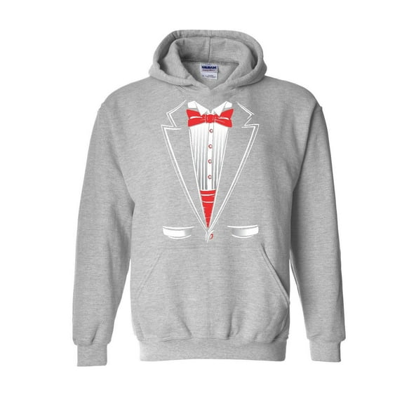 MmF - Mens Plus Sweatshirts and Hoodies, up to Size 5XL - Tuxedo Prom Costume