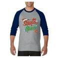 thumbnail image 1 of MmF - Mens Raglan Sleeve Baseball T-Shirts - DEAR SANTA I'VE BEEN GOOD, 1 of 5