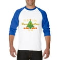 thumbnail image 1 of MmF - Mens Raglan Sleeve Baseball T-Shirts - It is OK to Say Merry Xmas To Me, 1 of 5