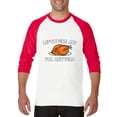thumbnail image 1 of MmF - Mens Raglan Sleeve Baseball T-Shirts - LEFTOVERS ARE FOR QUITTERS, 1 of 5