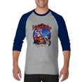 thumbnail image 1 of MmF - Mens Raglan Sleeve Baseball T-Shirts - SEASONS GREETINGS HAPPY HOLIDAYS, 1 of 5