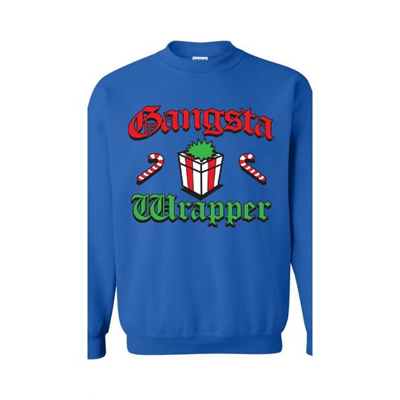 Mens Sweatshirts and Hoodies - Christmas Wrapper