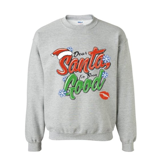 MmF - Mens Sweatshirts and Hoodies - DEAR SANTA I'VE BEEN GOOD